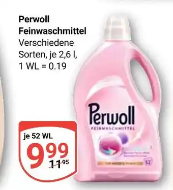 Globus Perwoll feinwaschmittel Angebot