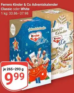 Globus Ferrero kinder & co adventskalender classic Angebot