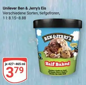 Globus Unilever ben & jerry’s half baked Angebot