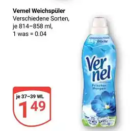 Globus Vernel weichspüler frischer morgen Angebot