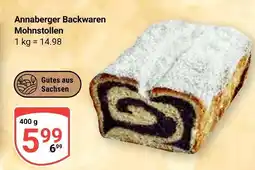 Globus Annaberger backwaren mohnstollen Angebot