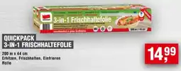 Handelshof QUICKPACK 3-IN-1 FRISCHHALTEFOLIE Angebot