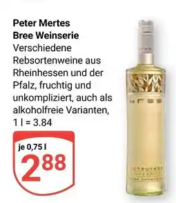Globus Peter mertes bree weinserie Angebot