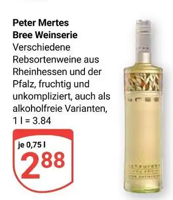 Globus Peter mertes bree weinserie Angebot