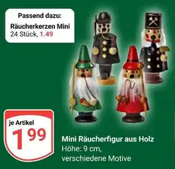 Globus Mini räucherfigur aus holz Angebot