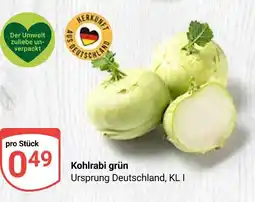 Globus Kohlrabi grün Angebot