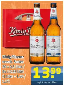 Getränke Arena König pilsener Angebot