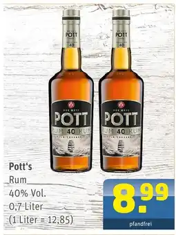 Getränke Arena Pott rum Angebot