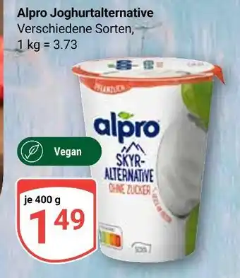 Globus Alpro joghurtalternative Angebot
