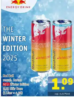 Getränke Arena Red bull winter edition Angebot
