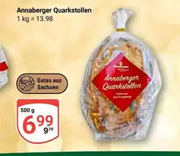 Globus Annaberger quarkstollen Angebot