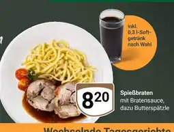 Globus Spießbraten mit bratensauce, dazu butterspätzle Angebot