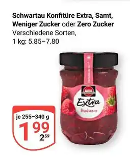 Globus Schwartau konfitüre extra Angebot