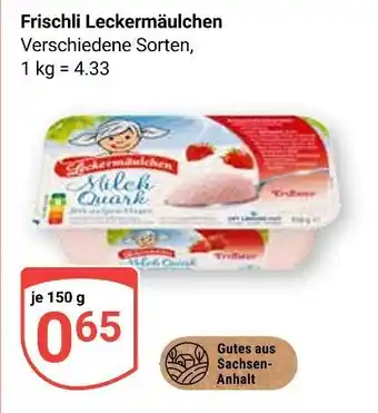 Globus Frischli leckermäulchen Angebot