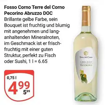 Globus Fosso corno terre del corno pecorino abruzzo doc Angebot