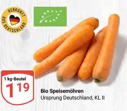 Globus Bio speisemöhren Angebot