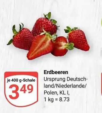 Globus Erdbeeren Angebot
