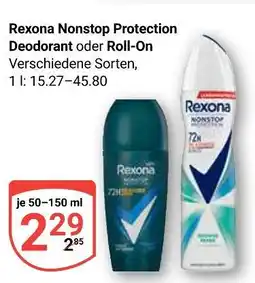 Globus Rexona nonstop protection deodorant Angebot