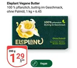 Globus Eleplant vegane butter Angebot