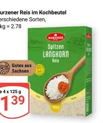 Globus Wurzener spitzen langkorn reis Angebot