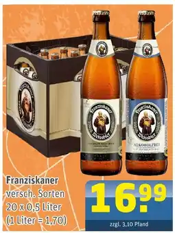 Getränke Arena Franziskaner Angebot