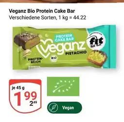 Globus Veganz bio protein cake bar Angebot