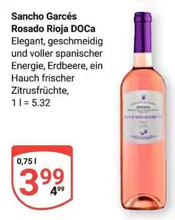 Globus Sancho garcés rosado rioja doca Angebot