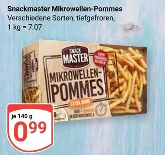 Globus Snackmaster mikrowellen-pommes Angebot