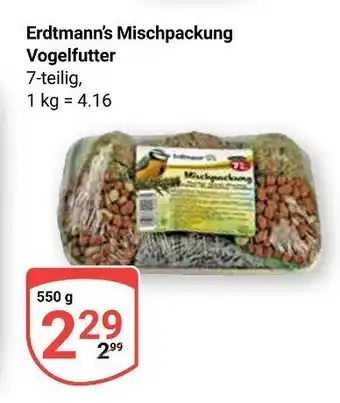 Globus Erdtmann's mischpackung vogelfutter Angebot