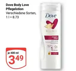 Globus Dove body love pflegelotion Angebot