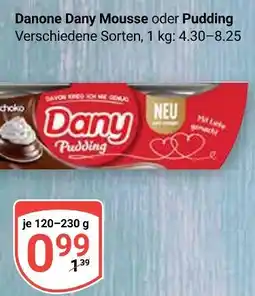 Globus Danone dany mousse oder pudding Angebot