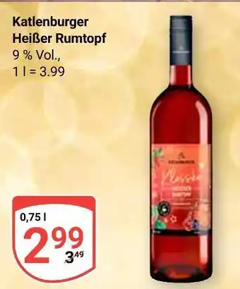 Globus Katlenburger heißer rumtopf Angebot