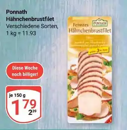 Globus Ponnath hähnchenbrustfilet Angebot