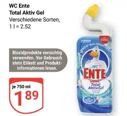 Globus Wc ente total aktiv gel Angebot