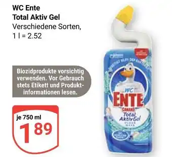 Globus Wc ente total aktiv gel Angebot
