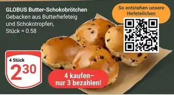 Globus Globus butter-schokobrötchen Angebot
