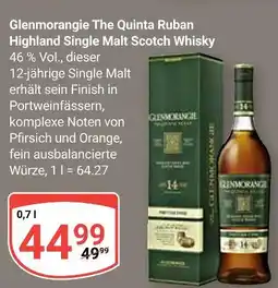 Globus Glenmorangie the quinta ruban highland single malt scotch whisky Angebot