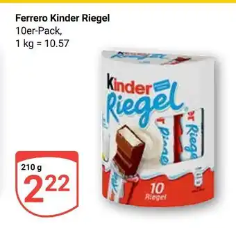 Globus Ferrero kinder riegel Angebot