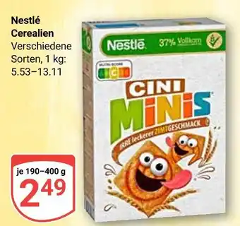 Globus Nestlé cerealien Angebot