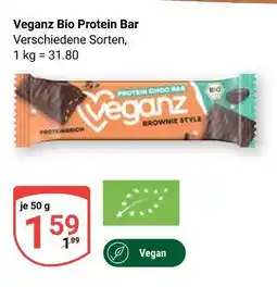 Globus Veganz bio protein bar Angebot