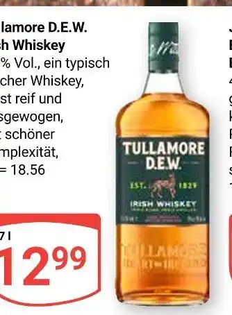 Globus Tullamore d.e.w. irish whiskey Angebot