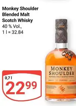 Globus Monkey shoulder blended malt scotch whisky Angebot