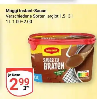 Globus Maggi instant-sauce Angebot