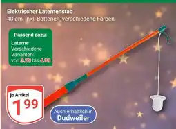 Globus Elektrischer laternenstab Angebot