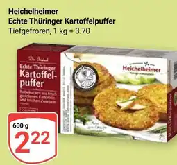 Globus Heichelheimer echte thüringer kartoffelpuffer Angebot