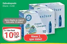 Globus Kayser cream chargers Angebot