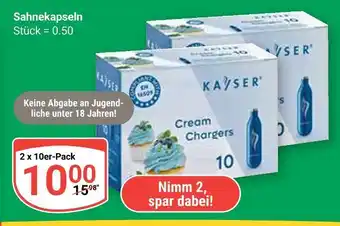 Globus Kayser cream chargers Angebot