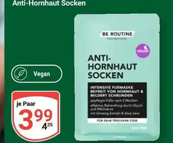 Globus Be routine anti-hornhaut socken Angebot