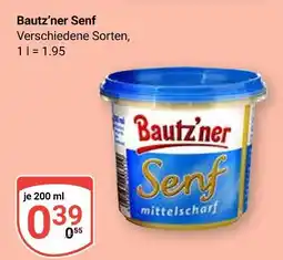 Globus Bautz'ner senf mittelscharf Angebot