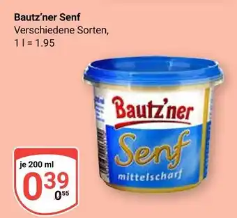 Globus Bautz'ner senf mittelscharf Angebot